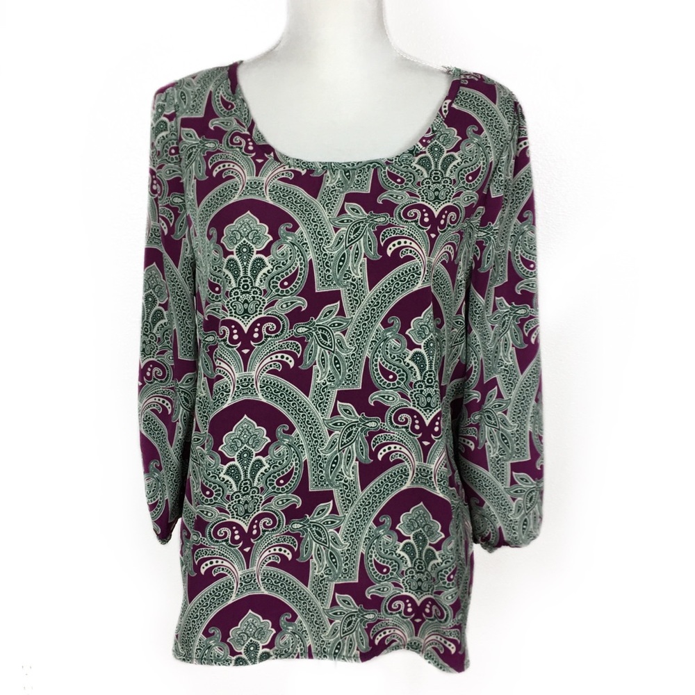 Peaches Ń Cream Gorgeous Detailed Top, size M